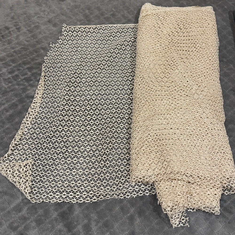 Beige & shimmery Gold Fabric